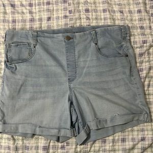 Time & Tru Jean Shorts (Pull-on)